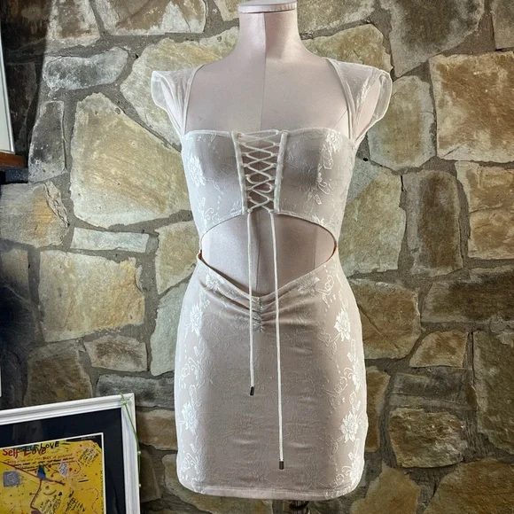 Outcast Corset Mini Dress - Picture 1 of 8